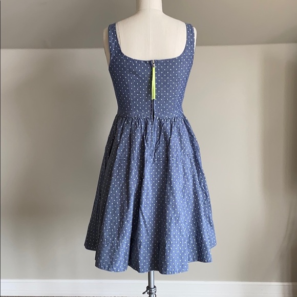 Marc By Marc Jacobs Blue and Yellow Polkadot Dress - Picture 2 of 5